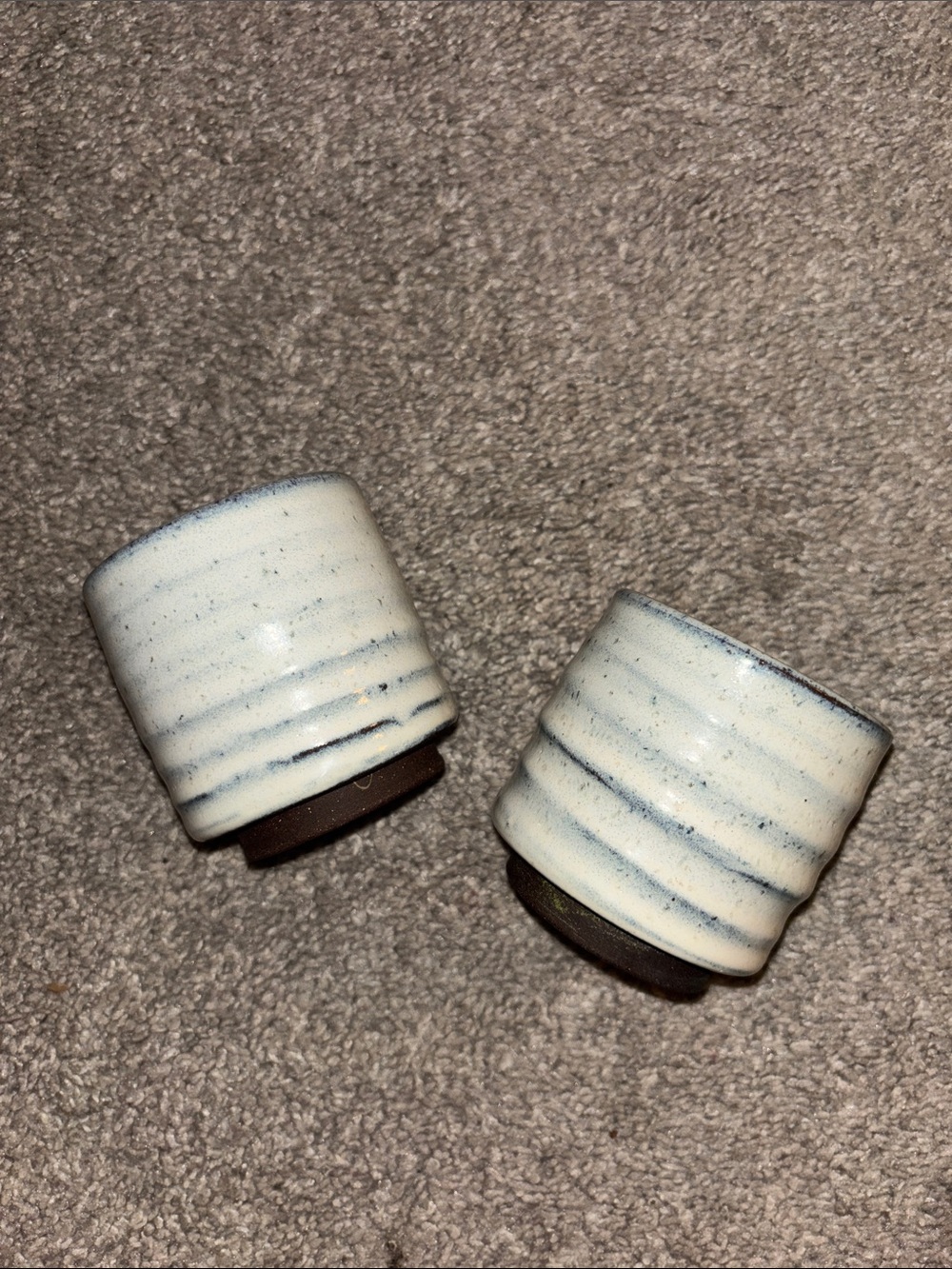 🐦 {RARE} Sistain Matcha Cups ~ Duo Set - Picture 3 of 5
